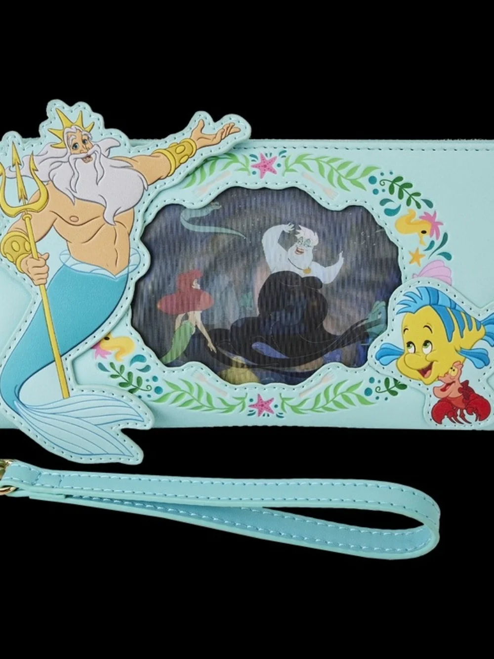 Loungefly Disney Little Mermaid Lenticular Wristlet Wallet